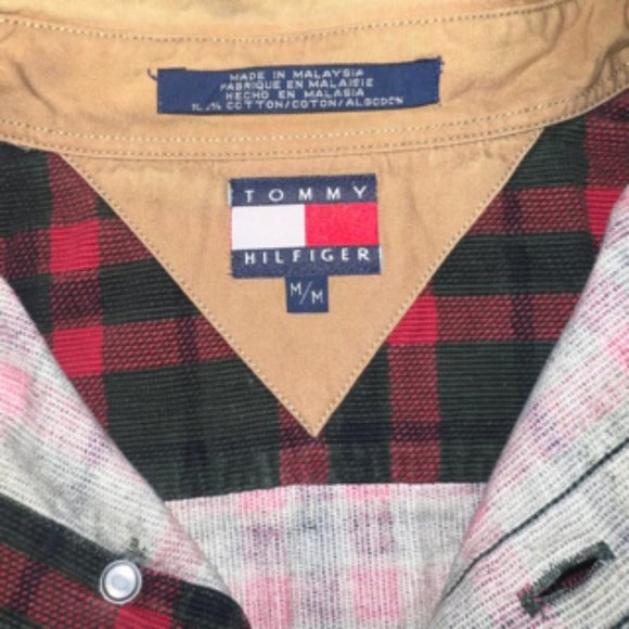 Tommy Hilfiger Full button down Medium Flannel - Picture 8 of 12
